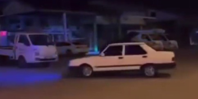 Isparta'da drift yapan sürücüyü sosyal medya ele verdi