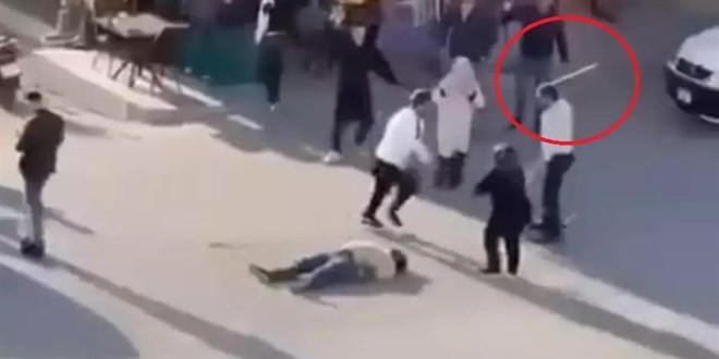 Döner bıçaklı kavgaya tıraş olan polis müdahale etti