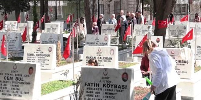 Ankara'da Şehitliklerde Arife Günü Yoğunluğu