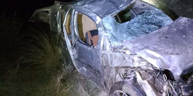 Kontrolden çıkan araç uçuruma yuvarlandı: 1 ölü, 3 yaralı