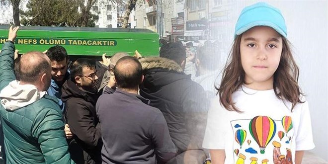 Beynine pıhtı atan ilkokul öğrencisi Zehra Sare'ya acı veda