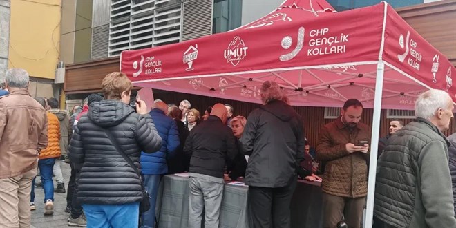 Trabzon'da CHP standındaki görevliyi yaralayan zanlı tutuklandı