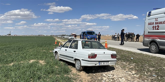 Aksaray'da otomobil yayalara �arpt�, 1 ki�i �ld�