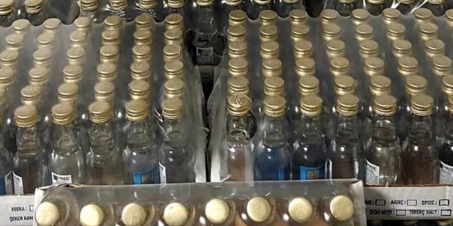 Tekirda�'da yakla��k 29 bin litre sahte i�ki ele ge�irildi