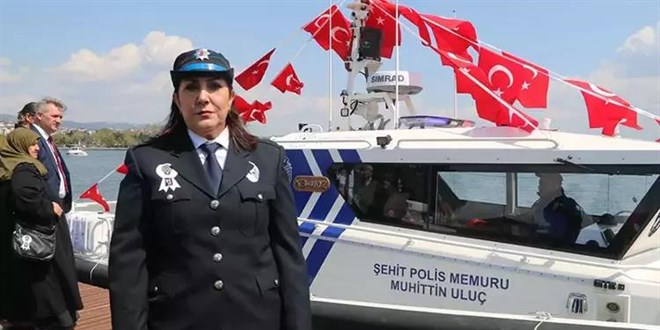 Şehit polisin ismi, kızının görev yaptığı botta yaşayacak