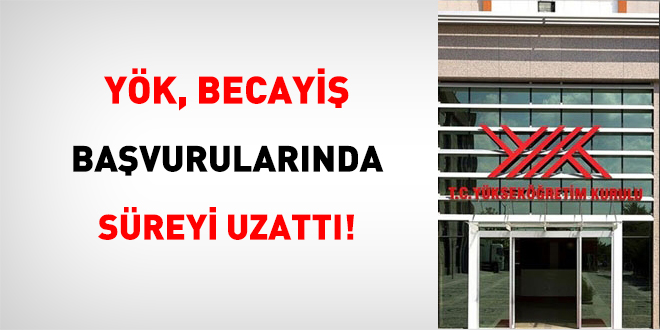 YK, Becayi Bavurularnda Sreyi Uzatt!