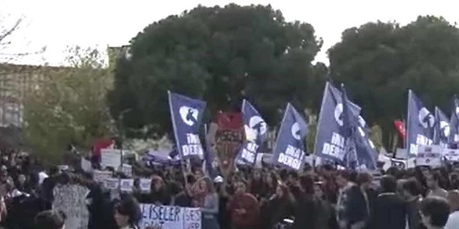 İstanbul'da lise öğrencilerinden proje okul atamasına protesto