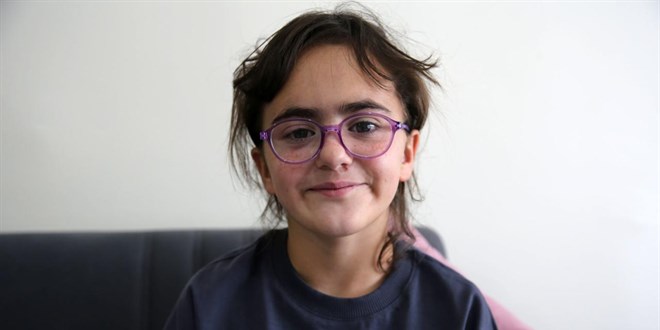 Erdoğan'ın desteğiyle göz ameliyatı olan Ada, artık daha iyi görebiliyor