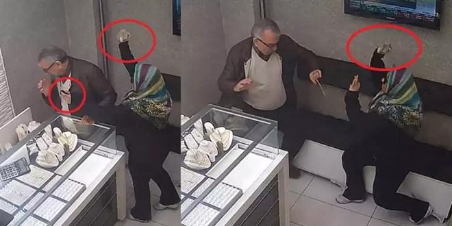 Bankacı kılık değiştirdi, kuyumcu soymaya kalkıştı