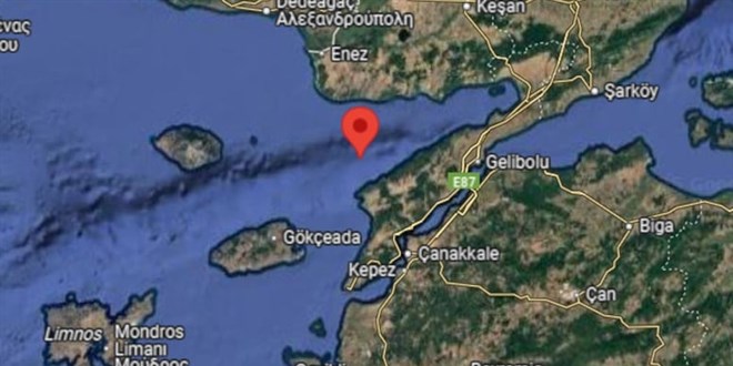 Ege g�ne depremle ba�lad�