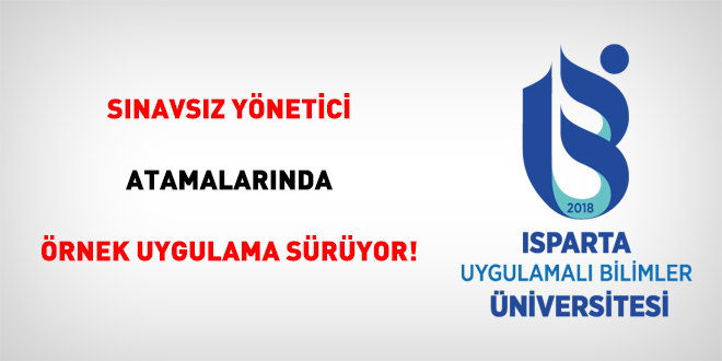 Sınavsız Yönetici Atamalarında Örnek Uygulama Sürüyor!
