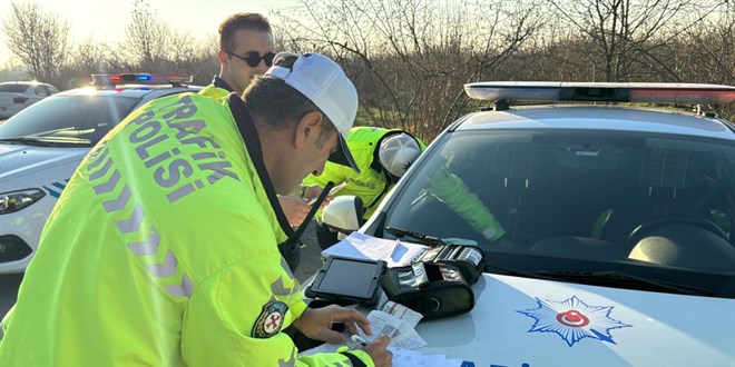 Van'da bir haftada 105 araç trafikten men edildi