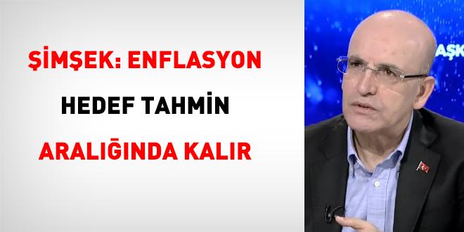 imek: Enflasyon hedef tahmin aralnda kalr