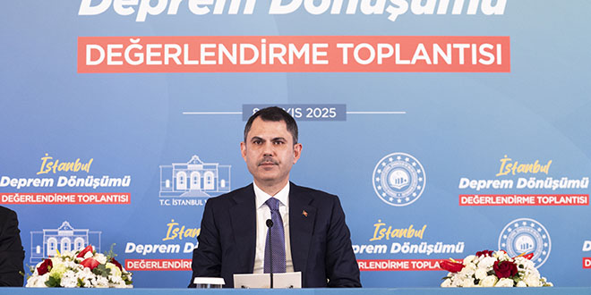 Bakan Kurum: stanbul'da 600 Bin Konut Acil Dnm Bekliyor