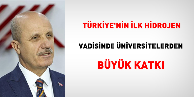Trkiye'nin lk Hidrojen Vadisinde niversitelerden Byk Katk