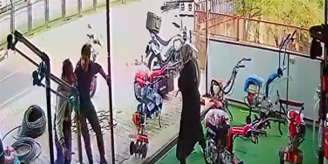 Kadın cinayetini esnafın cesur müdahalesi engelledi