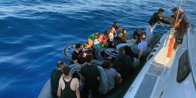 Fethiye Aklarnda 33 Dzensiz Gmen Yakaland