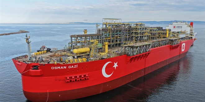 Osman Gazi, Karadeniz'deki Doal Gaz retimini 2 Katna karacak