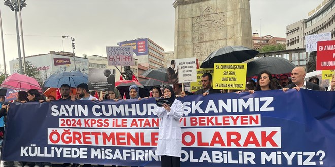 Ek atama bekleyen retmenlerden ar: Umudumuzu krmayn!