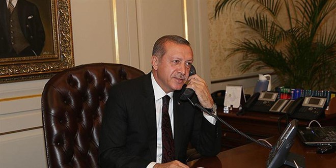 Cumhurbakan Erdoan ok sayda liderle bayramlat