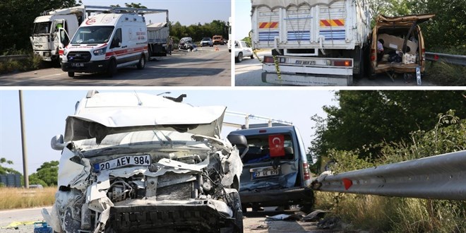 Hatay'da feci kaza! Kamyon, 3 aracı biçti: Ölü ve yaralılar var