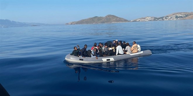 Bodrum'da 25 dzensiz gmen yakaland