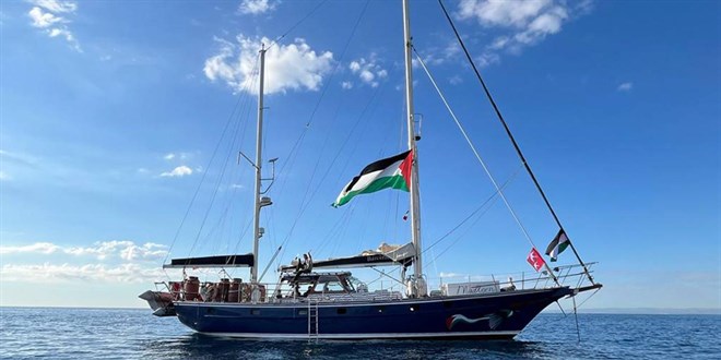 Gazze'ye Yard�m G�t�ren Madleen Gemisindeki Aktivistler G�zalt�nda