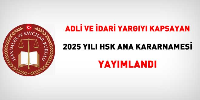 HSK Ana Kararname almalar Tamamland