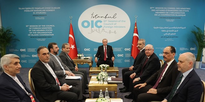 Erdoan, ran Dileri Bakan Abbas Eraki ile grt