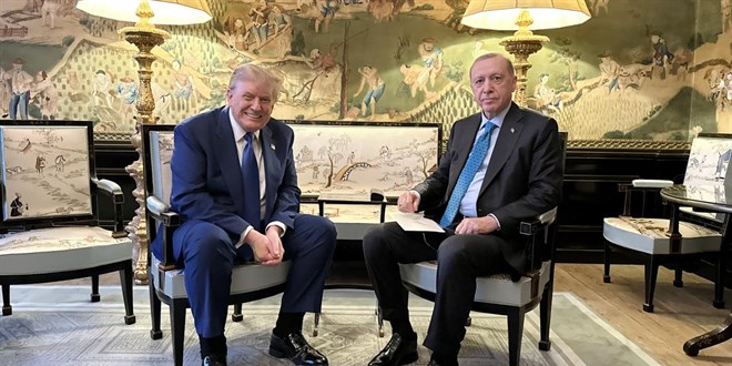 Cumhurbakan Erdoan, Trump ile grt