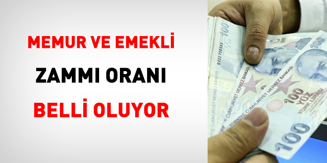 Memur ve emekli zamm perembe gn belli oluyor
