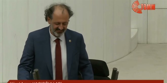TBMM'de AK Partili Hacoullar'ndan Leman dergisine salavat erif ile tepki