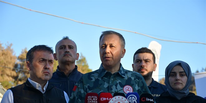Yerlikaya aklad: 65 orman yangnyla ilgili 10 kii tutukland