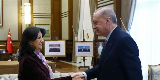 Cumhurbakan Erdoan, DEM heyetini kabul etti