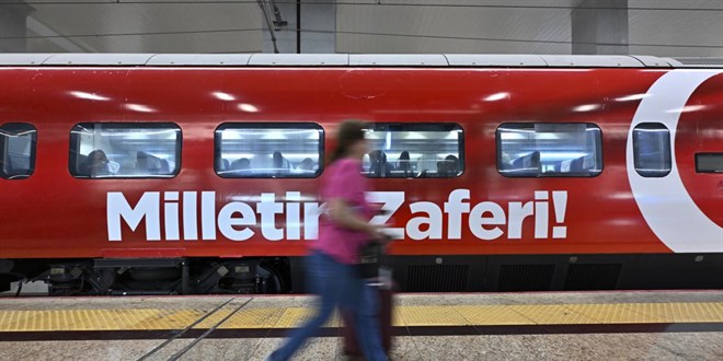 15 Temmuz Demokrasi Treni Ankara'dan Seferlerine Balyor