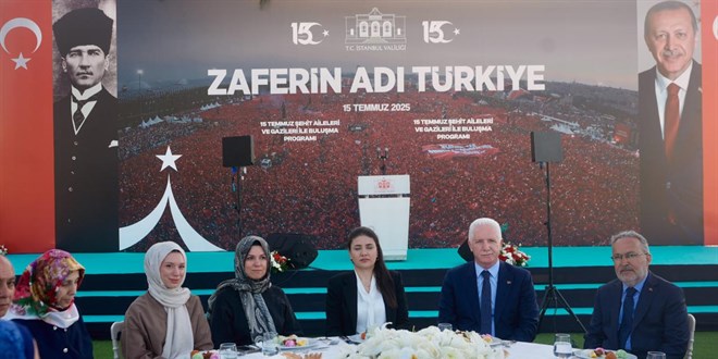stanbul Valilii ehit Yaknlar ve Gaziler in Yemek Dzenledi