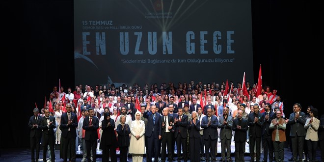 Cumhurbaşkanlığı Külliyesi'nde 'En Uzun Gece' destanının ilk temsili gerçekleştirildi