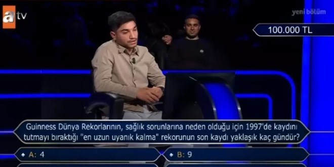 En uzun uyank kalma rekoru ka gndr?