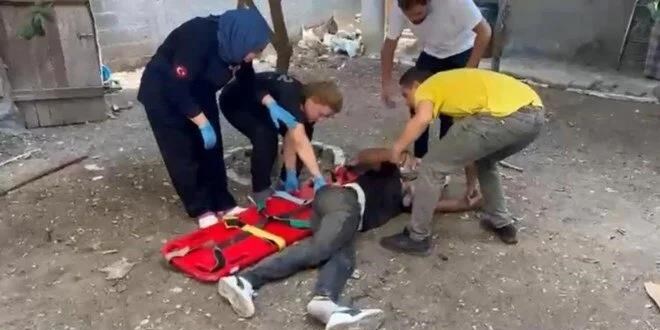 Polisi gren torbac damdan atlayp ayan krd