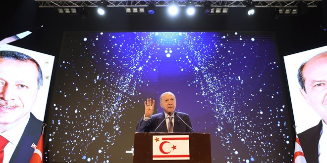 Erdoan: Her zaman KKTC'nin yanndayz