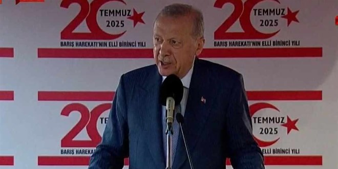 Cumhurbakan Erdoan: Enosis hayali kuranlar hsrana urad