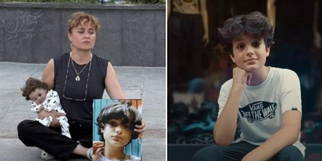 Mattia Ahmet Minguzzi'nin annesi Bak�rk�y'de oturma eylemi yapt�