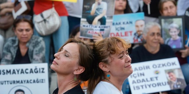 Ahmet Minguzzi'nin annesi Bak�rk�y'deki eylemini sonland�rd�