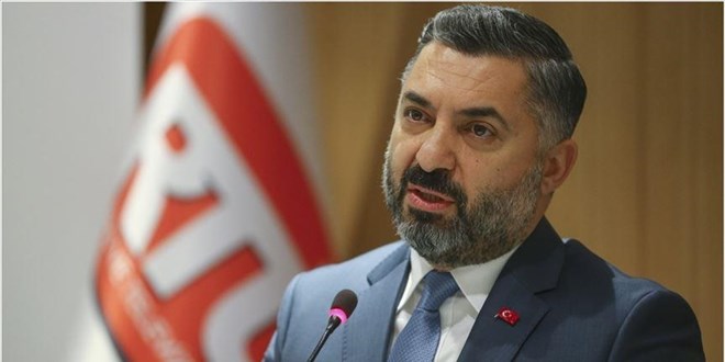 RT�K Ba�kan� �ahin: RT�K gazete man�etleriyle ilgilenmez