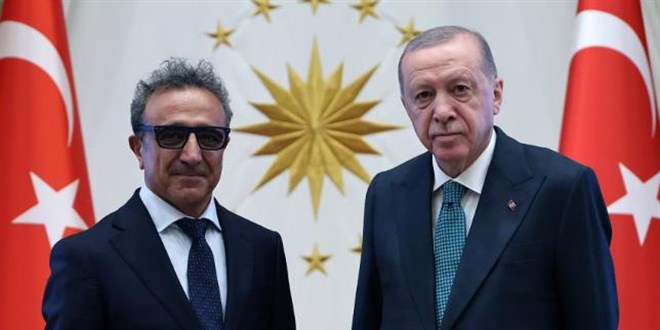 Cumhurbaşkanı Erdoğan, Hamdi Ulukaya'yı kabul etti