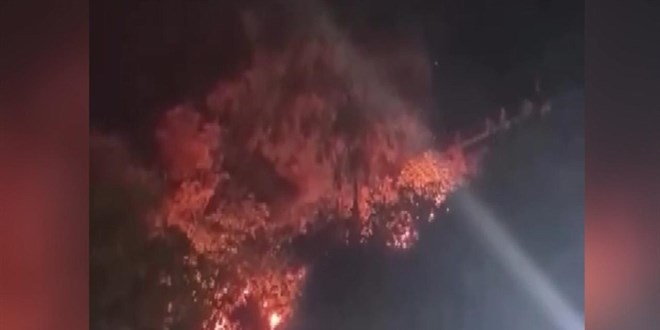 Havai fi�ekle yang�n ��karan ��phelilere a�a� dikme cezas�