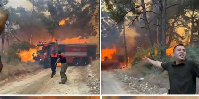 İki ilde orman yangını! İtfaiyeciler son anda kurtuldu