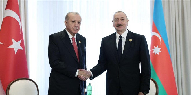 Erdoan Azerbaycan Cumhurbakan Aliyev ile grt