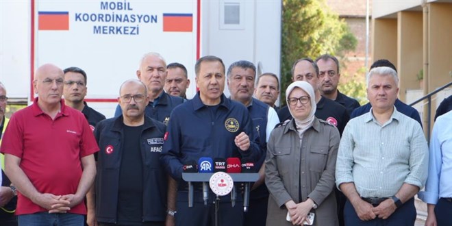 Bakan Yerlikaya: 831 bamsz blmn ykk yada hasarl olarak tespit edildi