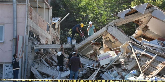 Balkesir'de hasar tespit almalar tamamland